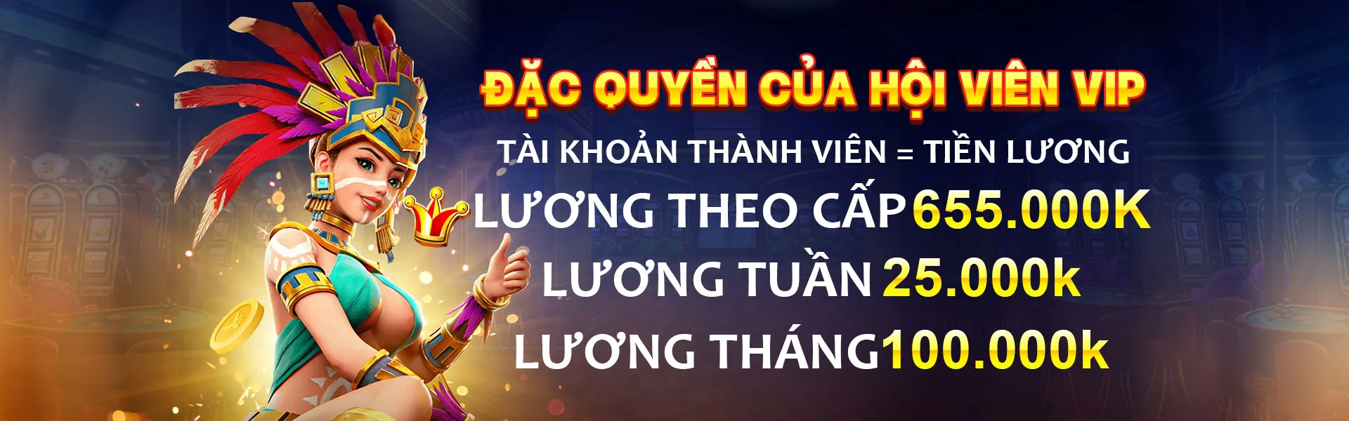 Hình ảnh chính về Nổ Hũ Oke365 với các biểu tượng may mắn và jackpot lớn